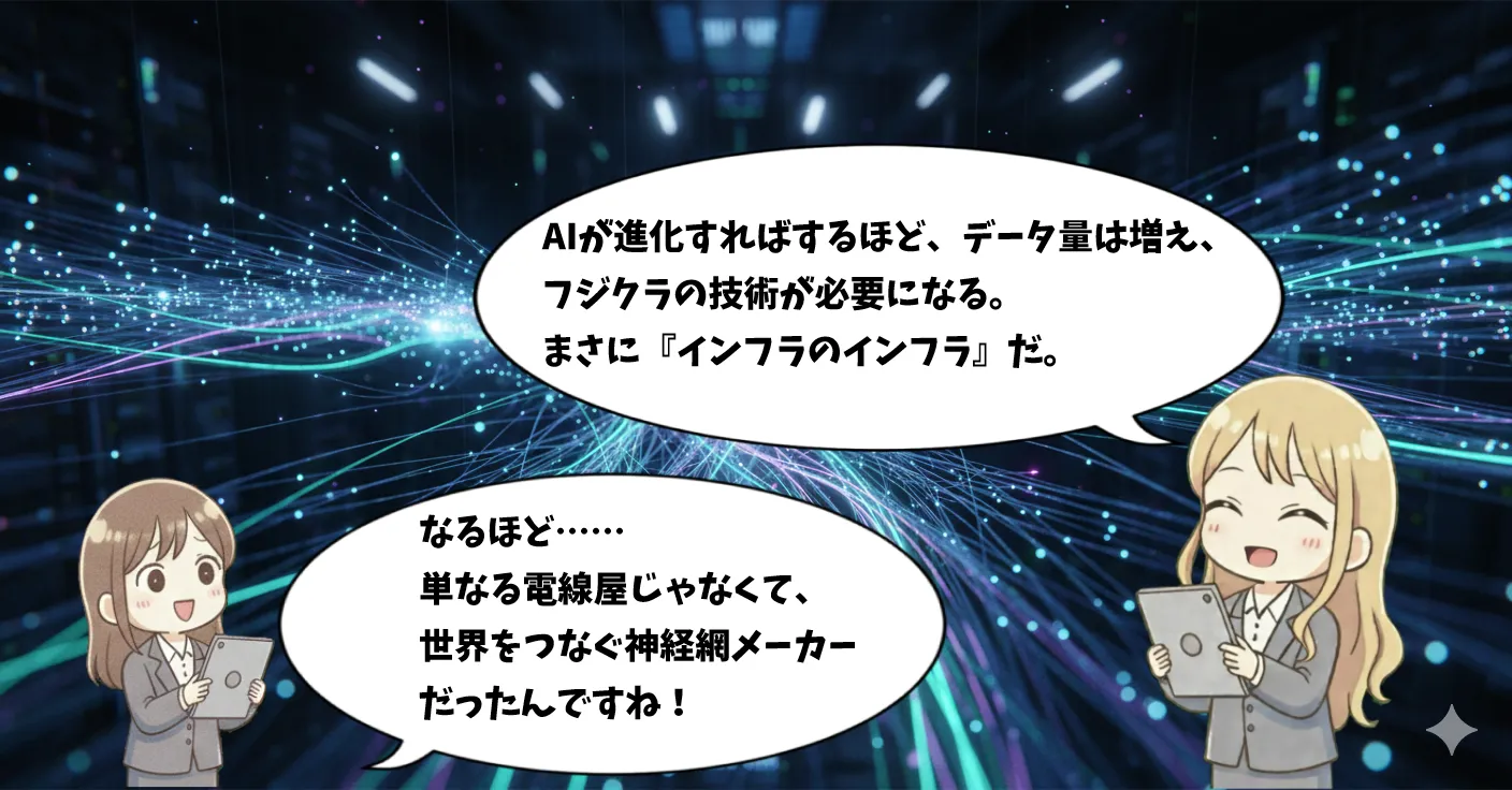 フジクラ(Fujikura)の銘柄解説マンガ 7ページ目