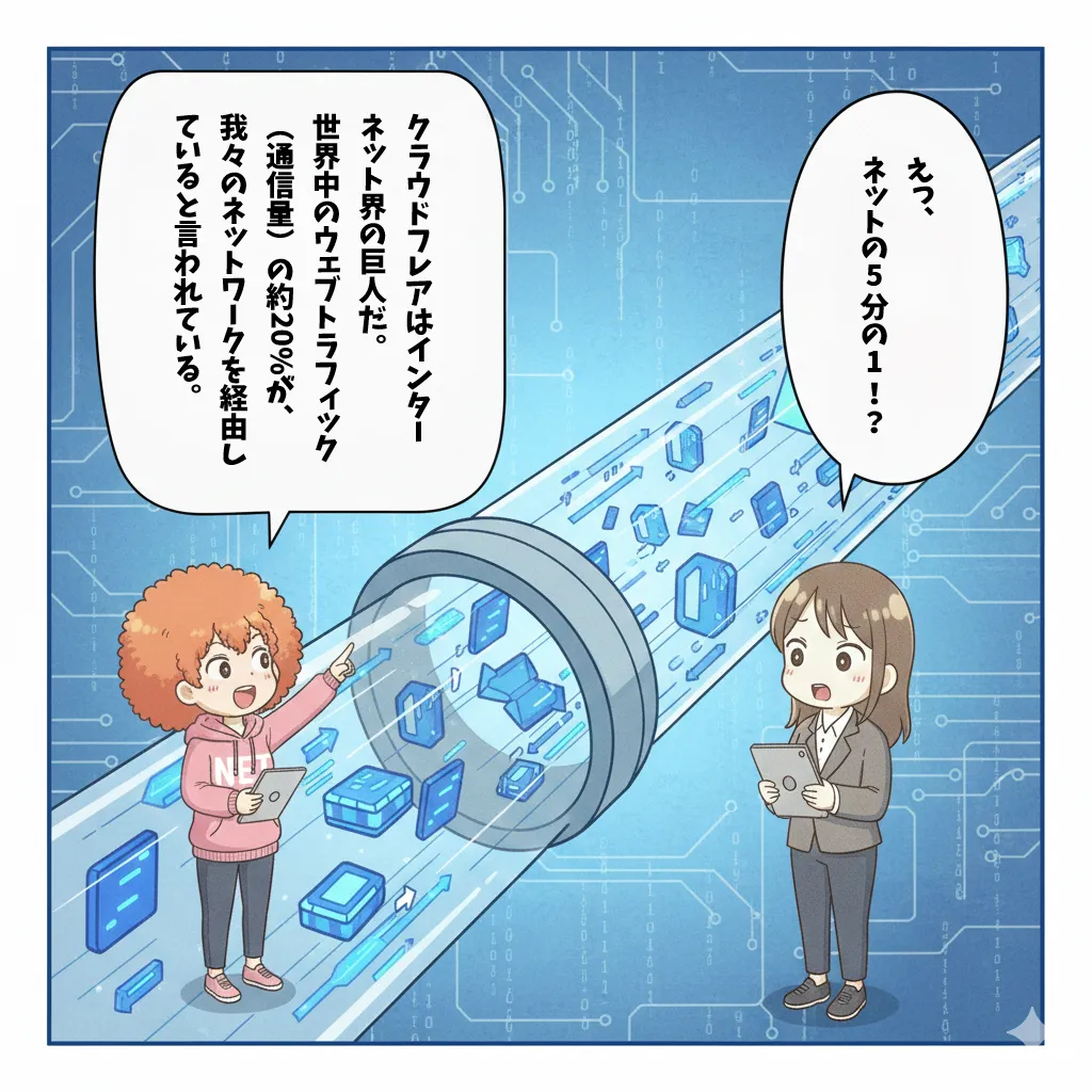 クラウドフレア(Cloudflare)の銘柄解説マンガ 3ページ目