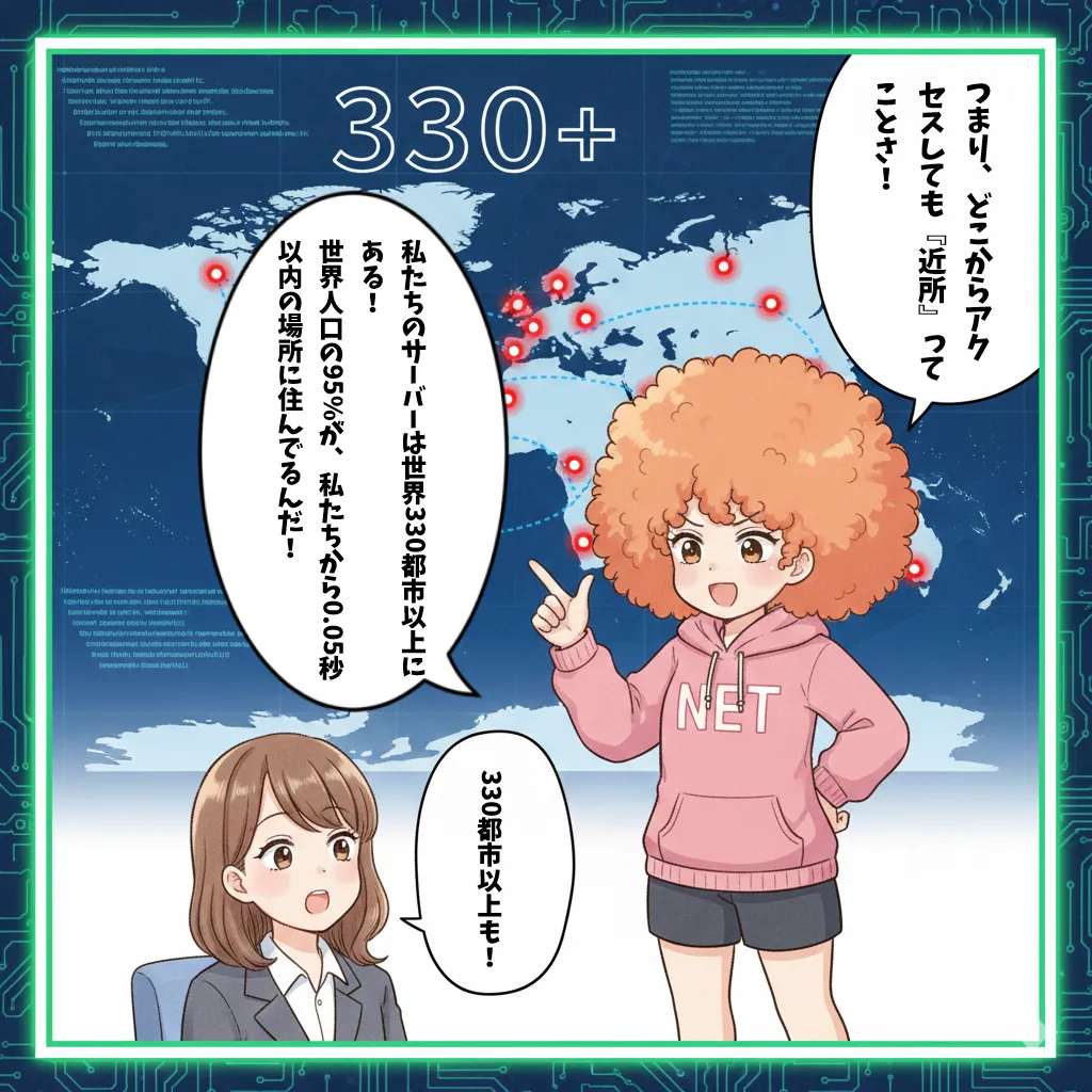 クラウドフレア(Cloudflare)の銘柄解説マンガ 4ページ目