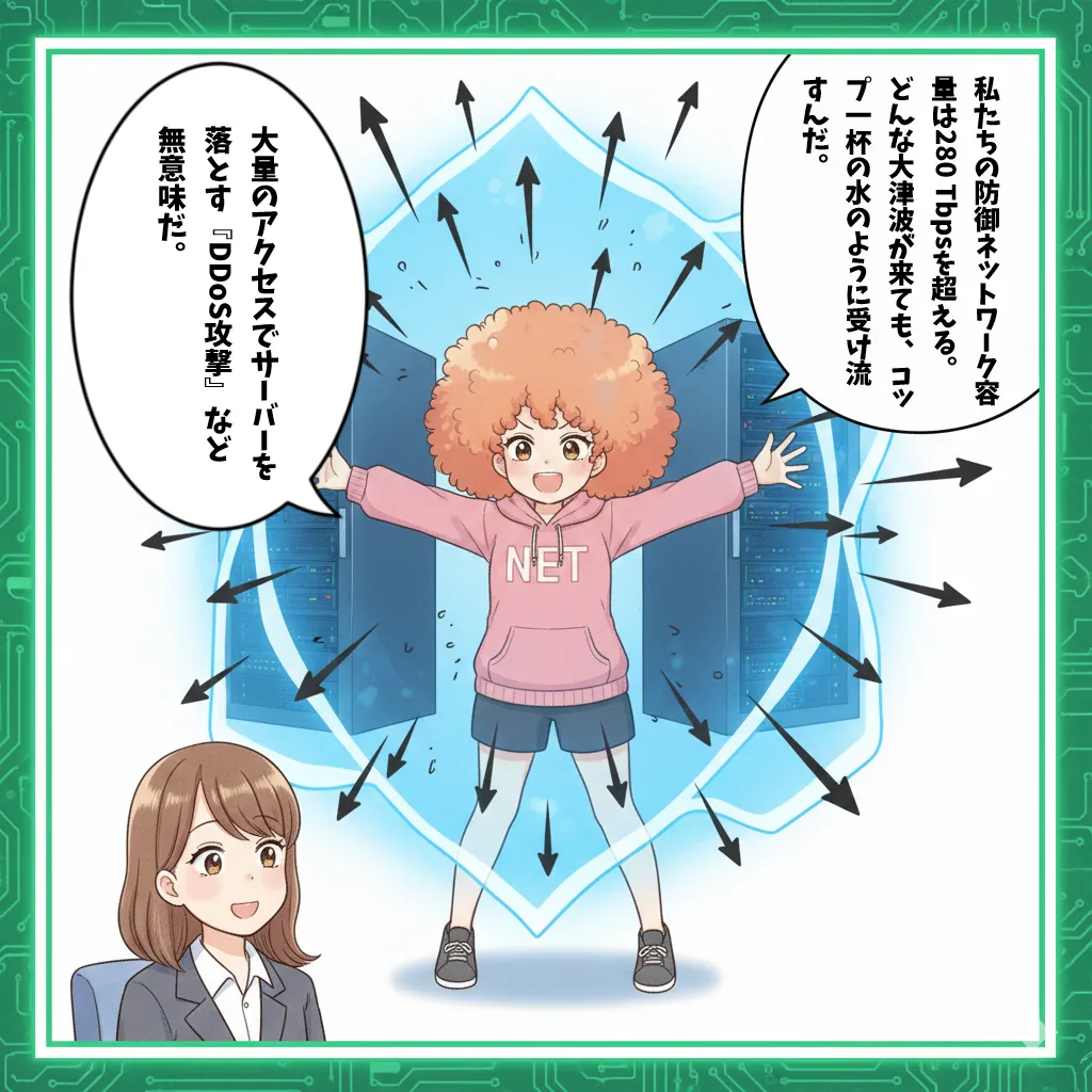 クラウドフレア(Cloudflare)の銘柄解説マンガ 5ページ目